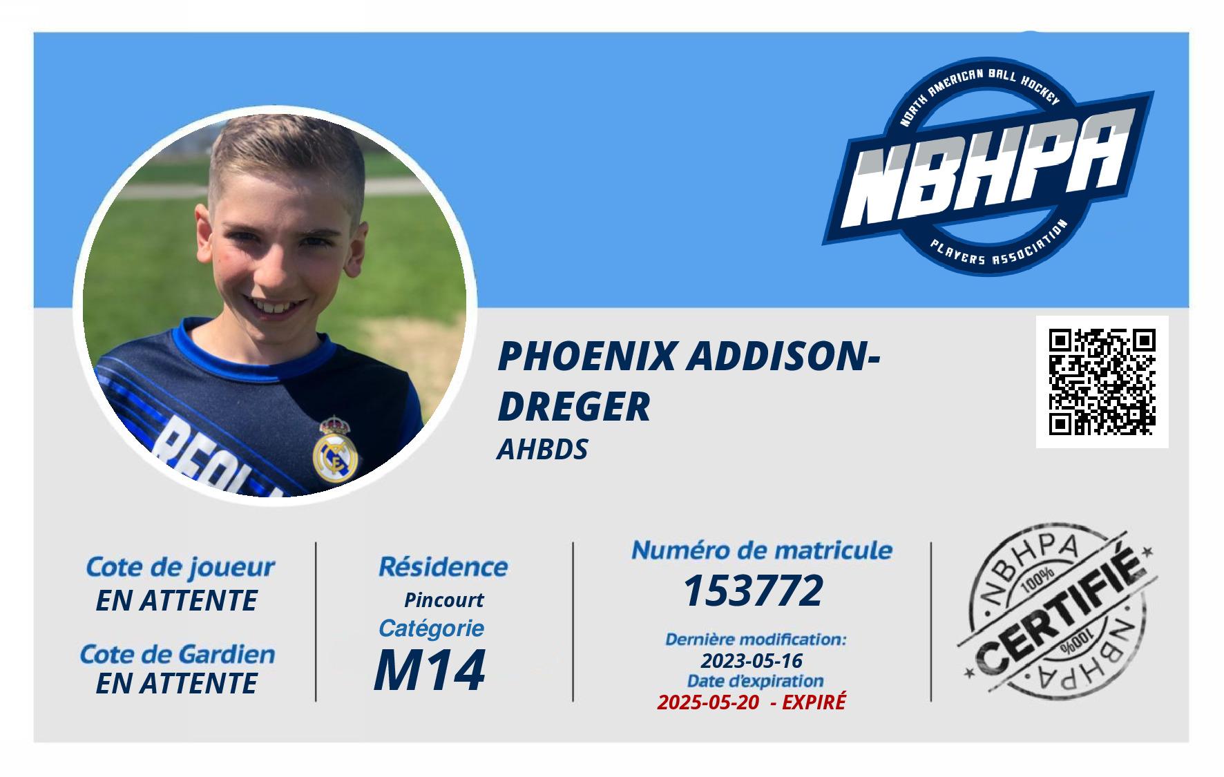 Phoenix Addison-Dreger