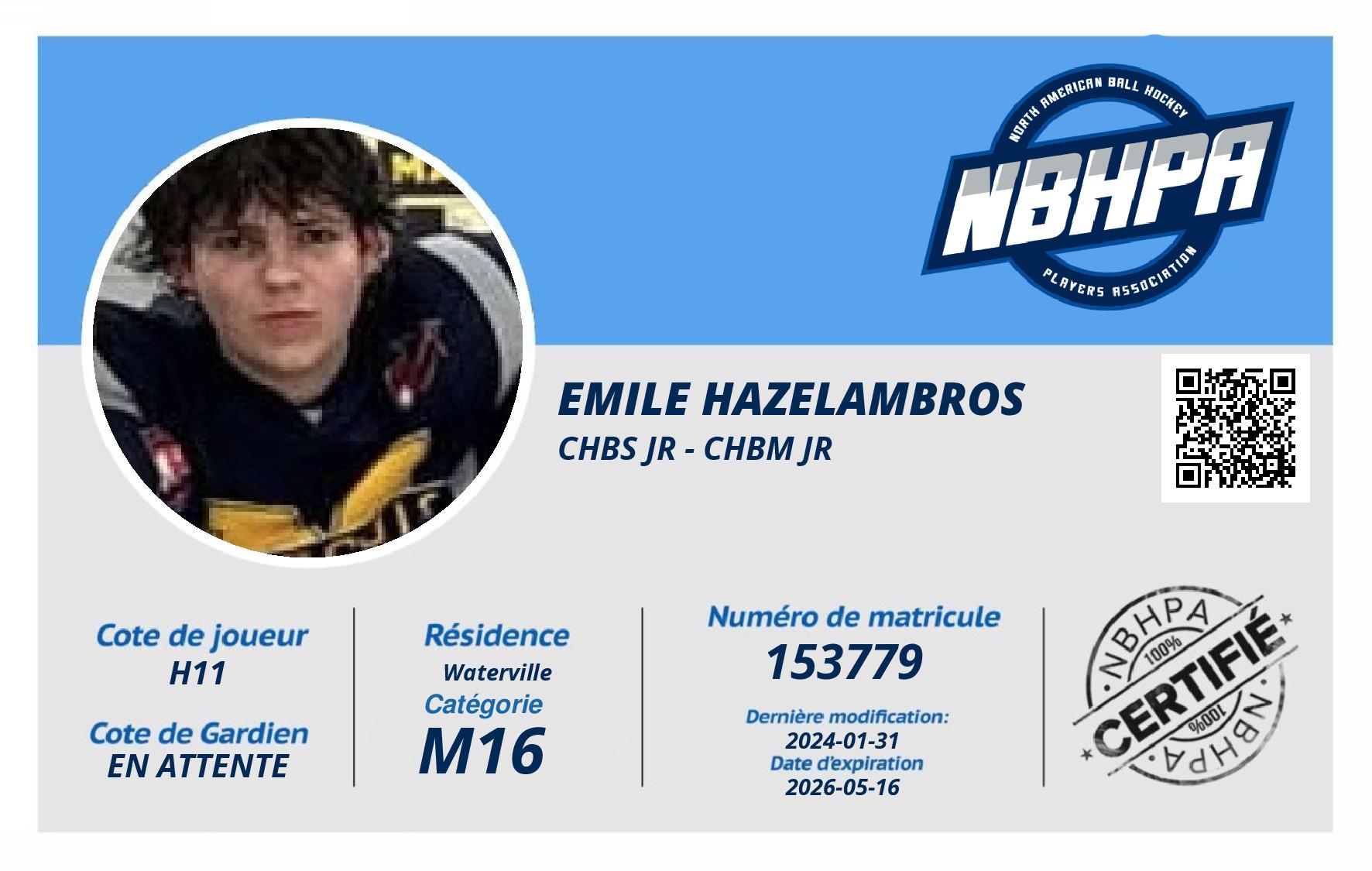 Emile Hazelambros