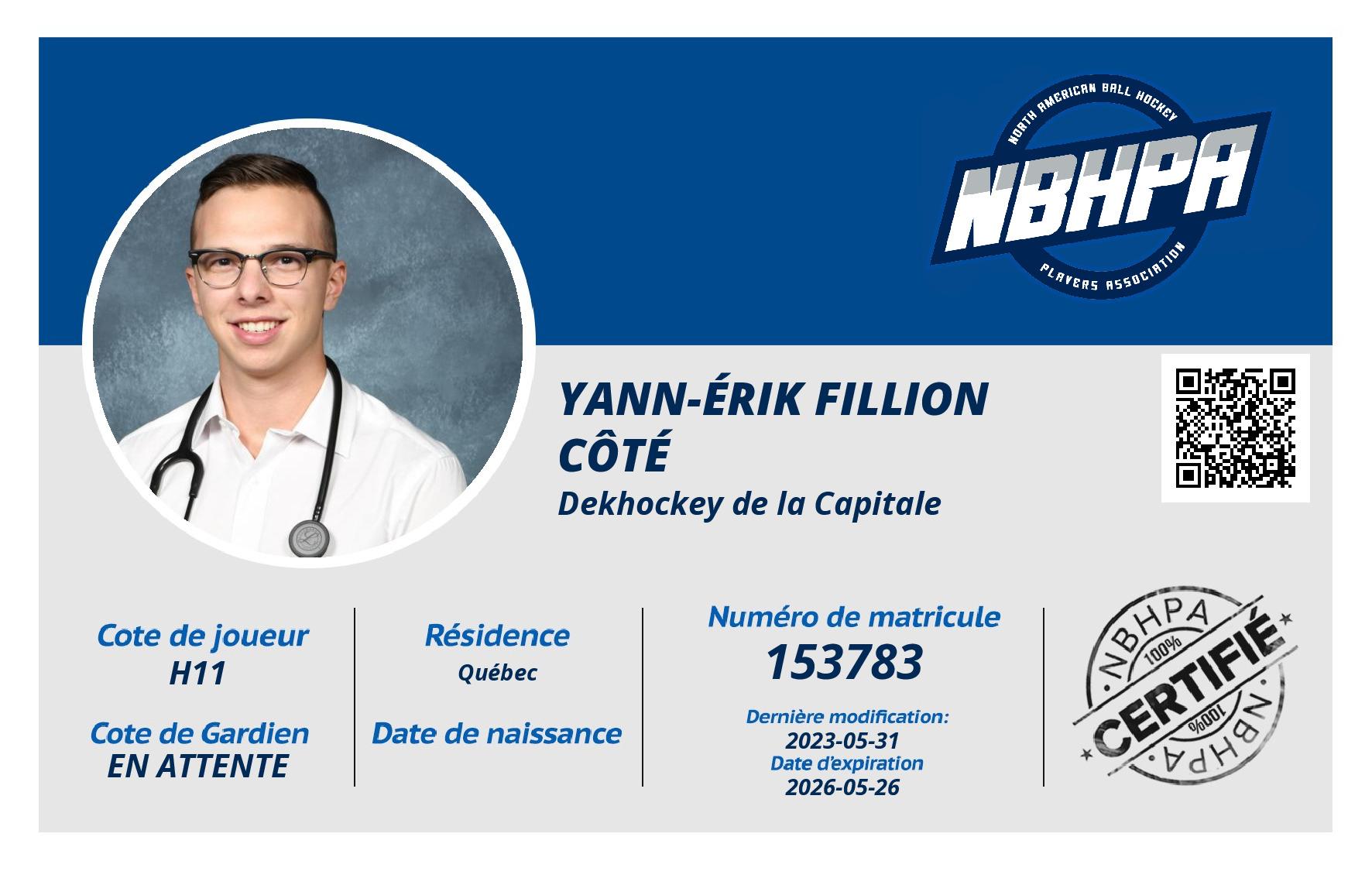 Yann-érik Fillion Côté