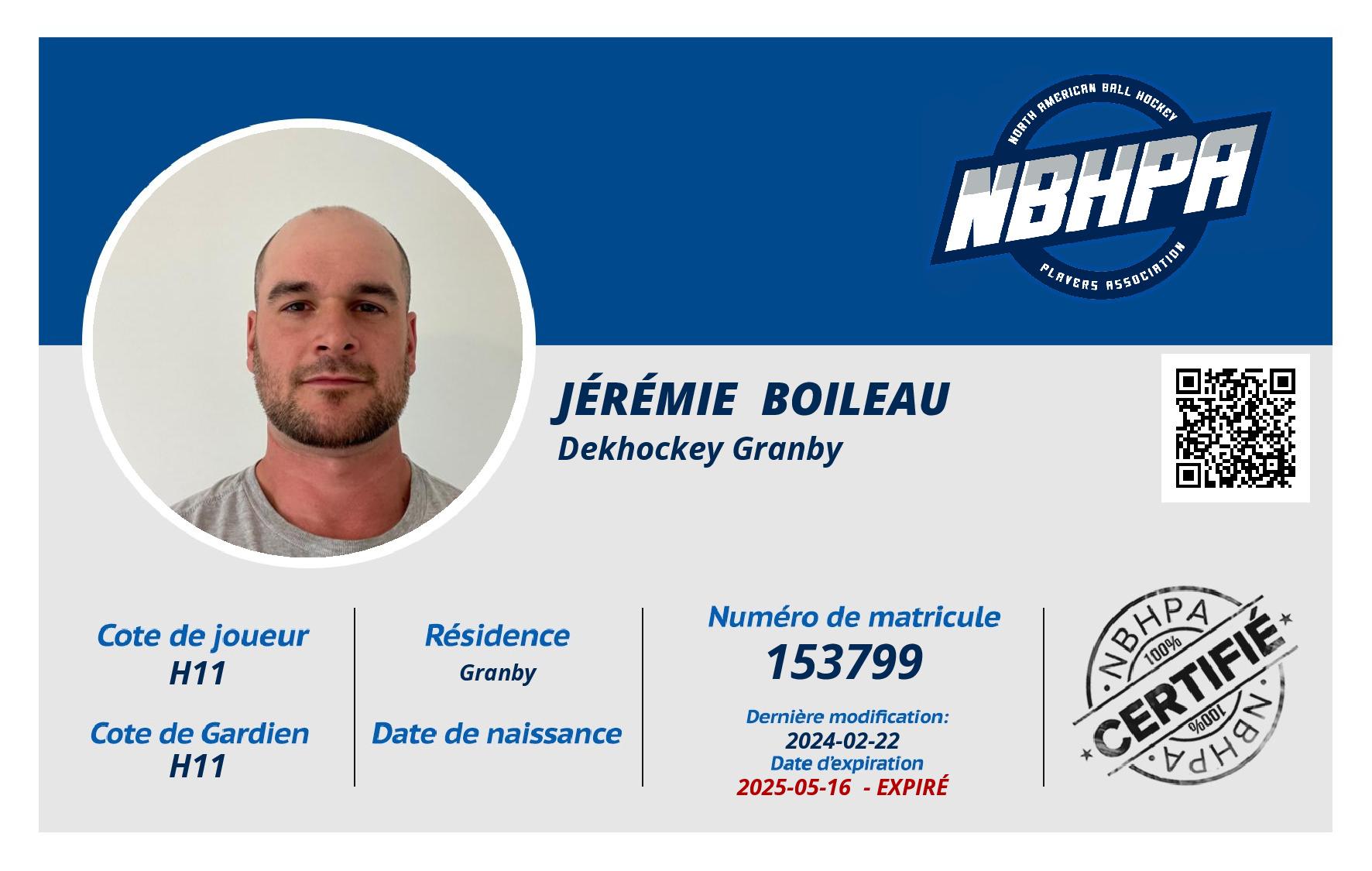 Jérémie  Boileau 