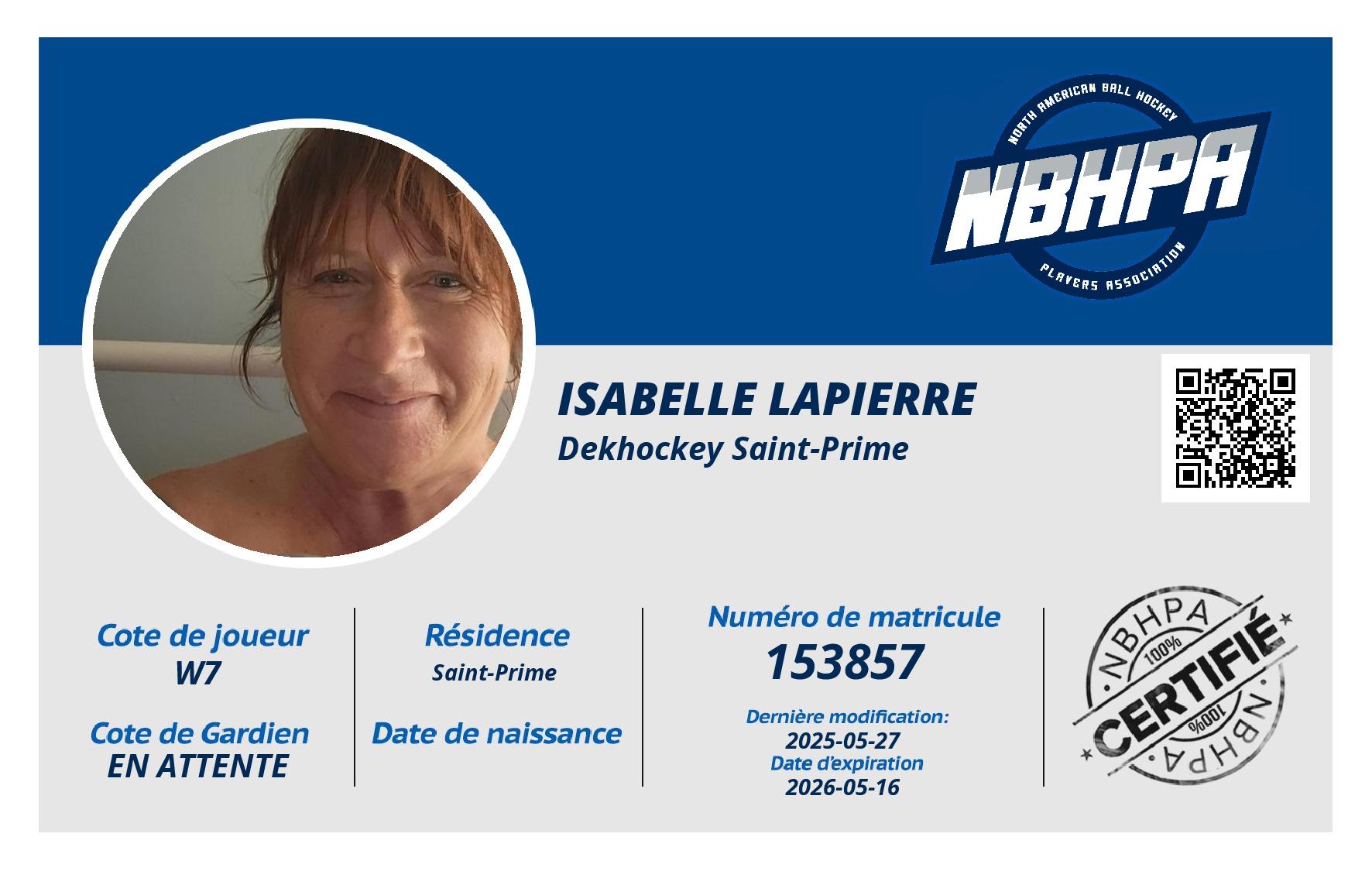 Isabelle Lapierre