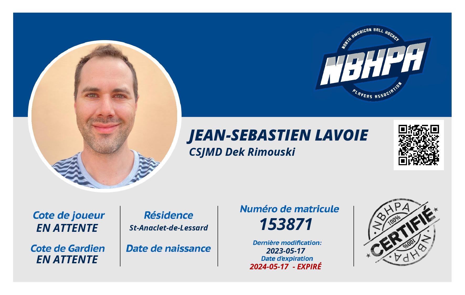 Jean-Sebastien Lavoie