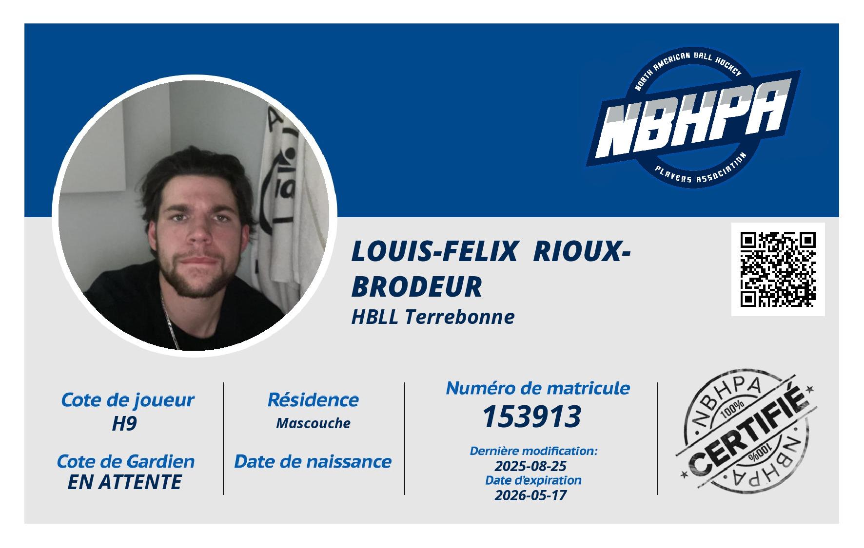 Louis-Felix  Rioux-Brodeur