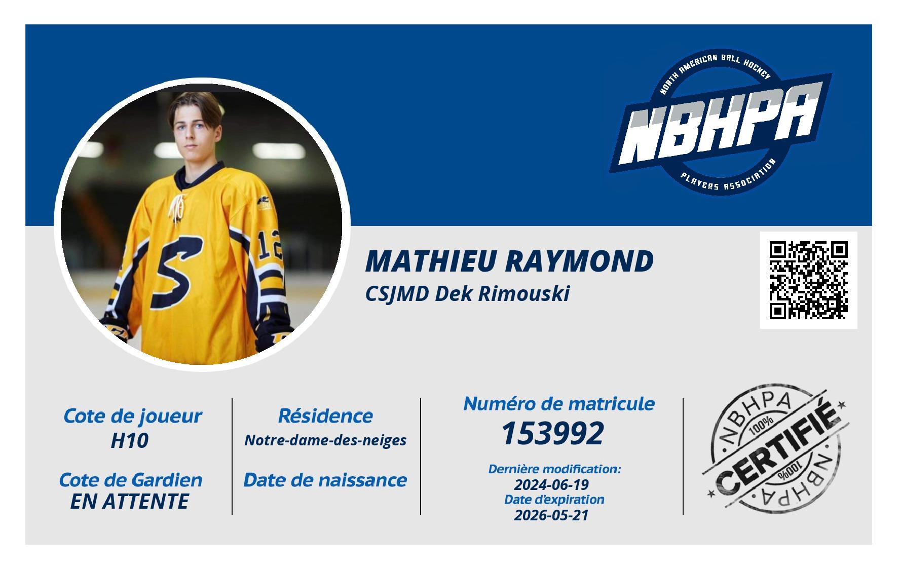 Mathieu Raymond