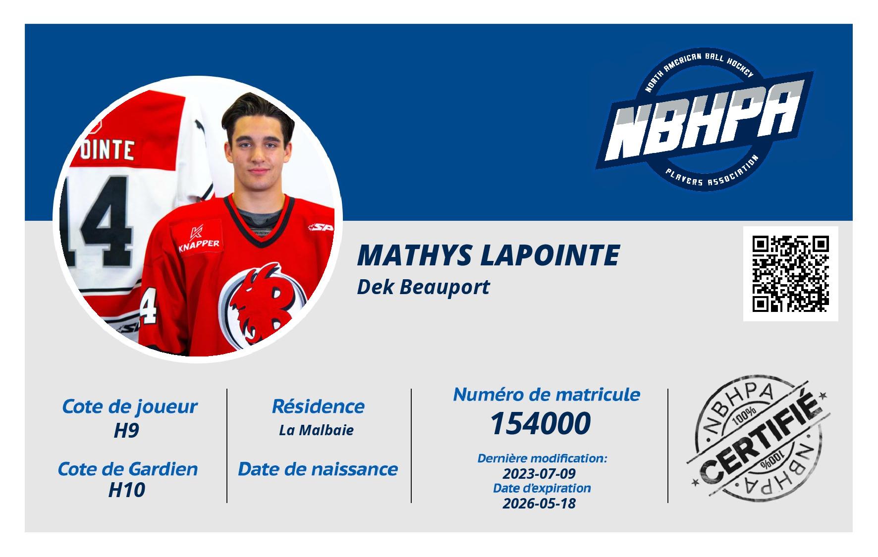 Mathys Lapointe