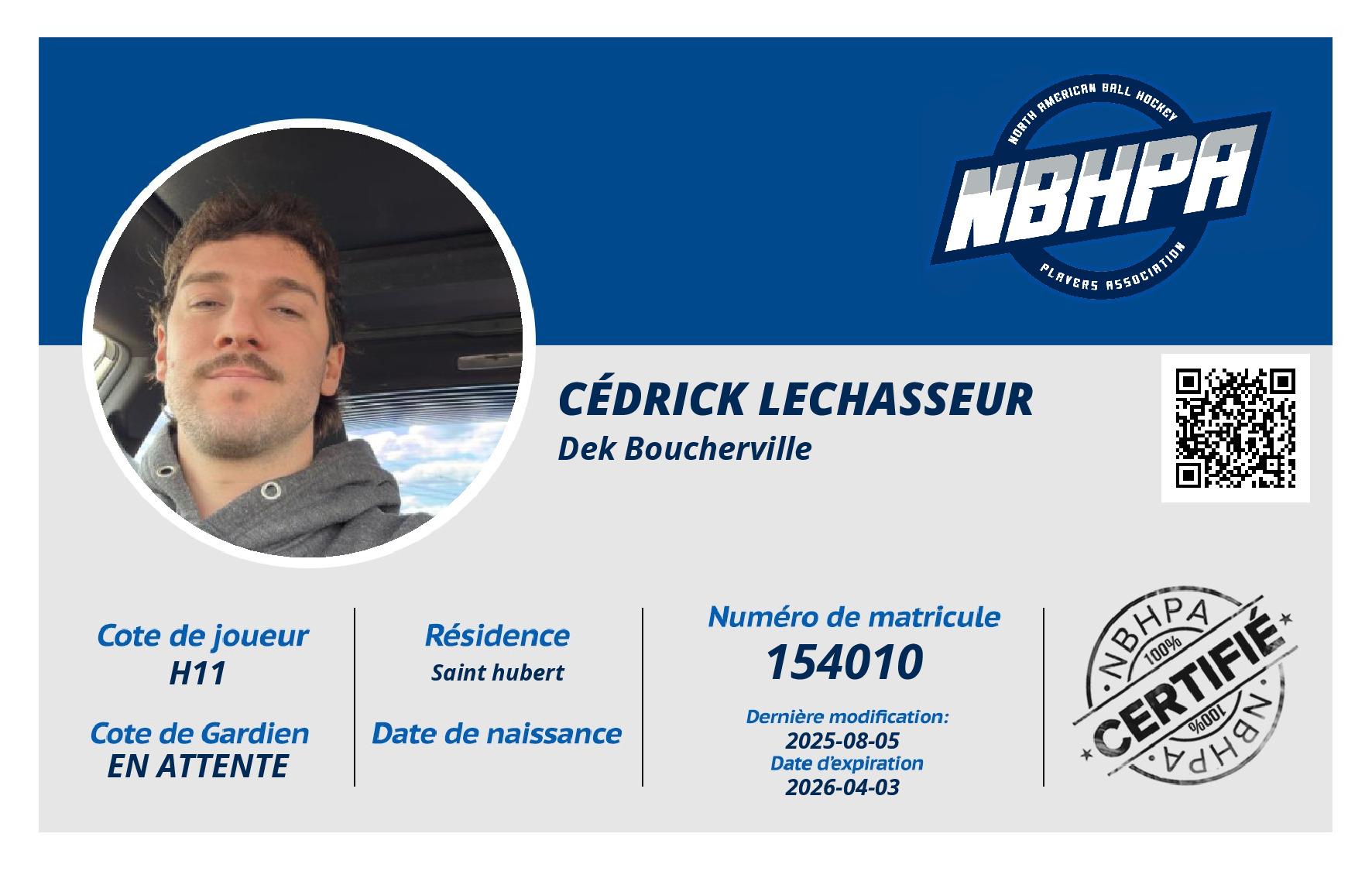 Cédrick Lechasseur