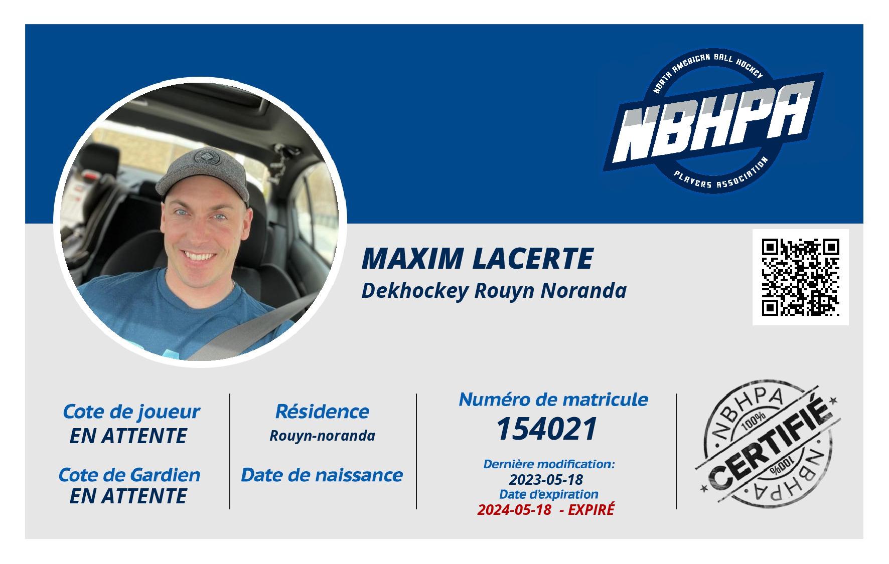 Maxim Lacerte