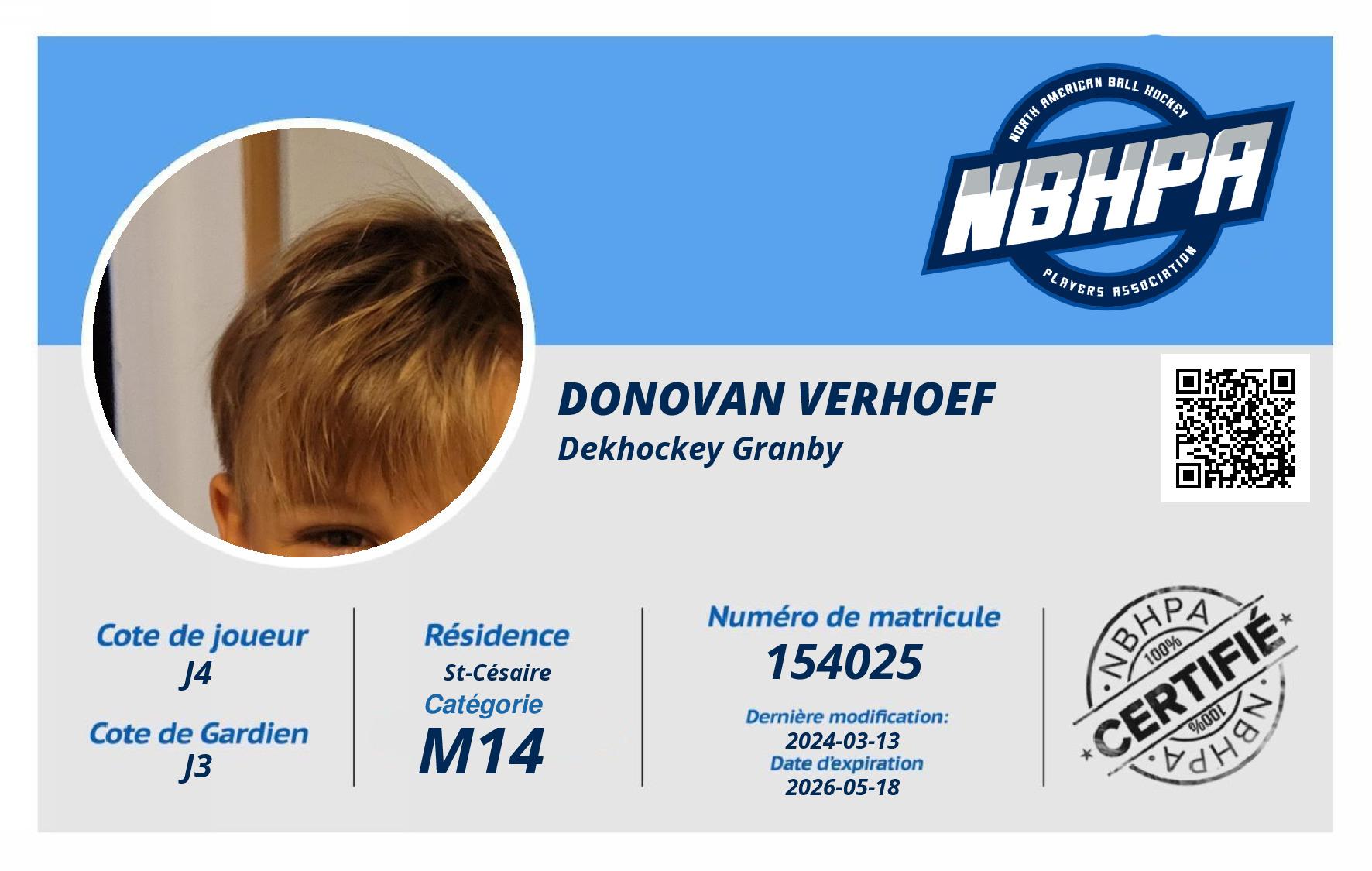 Donovan Verhoef