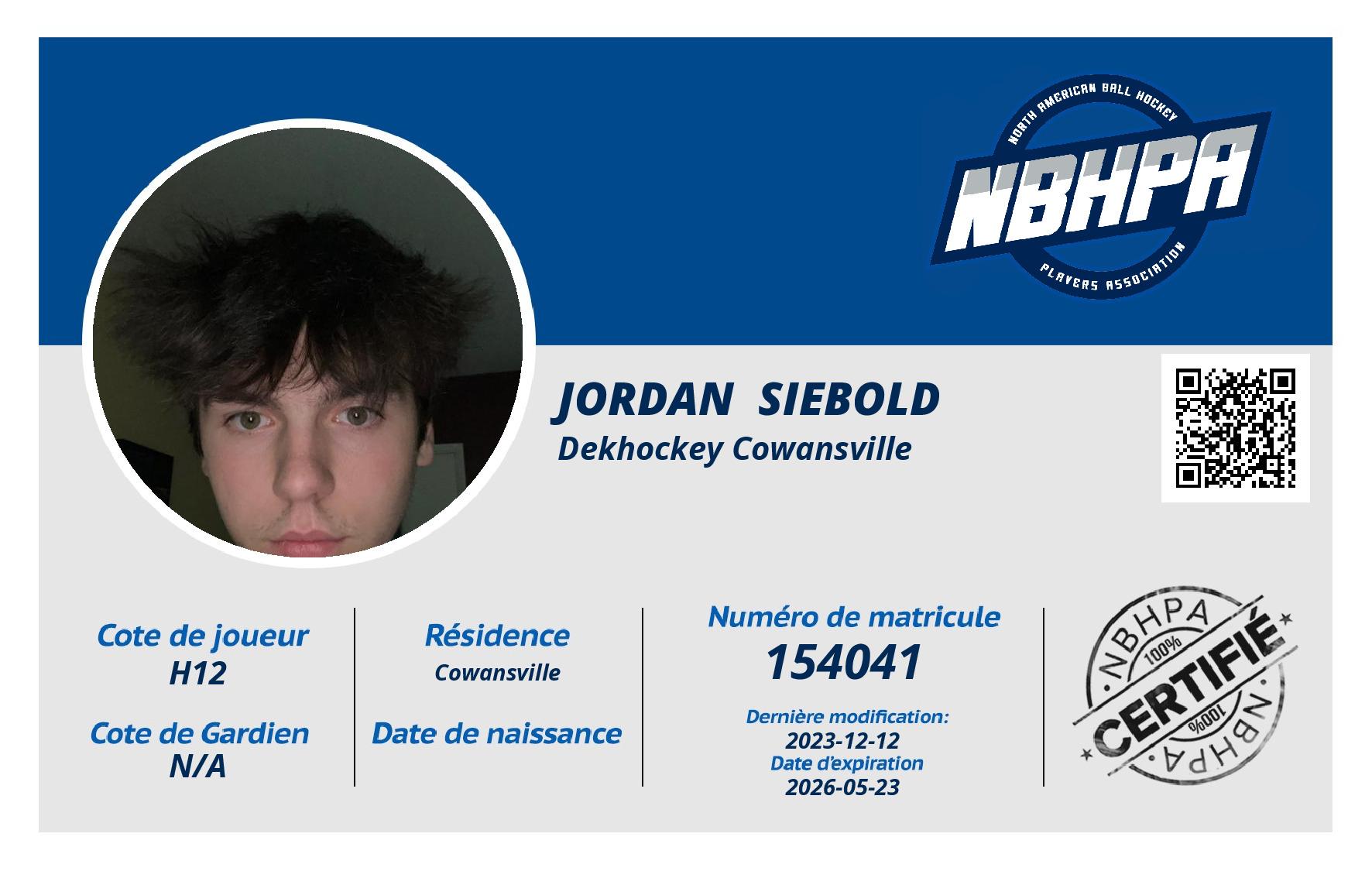 Jordan  Siebold