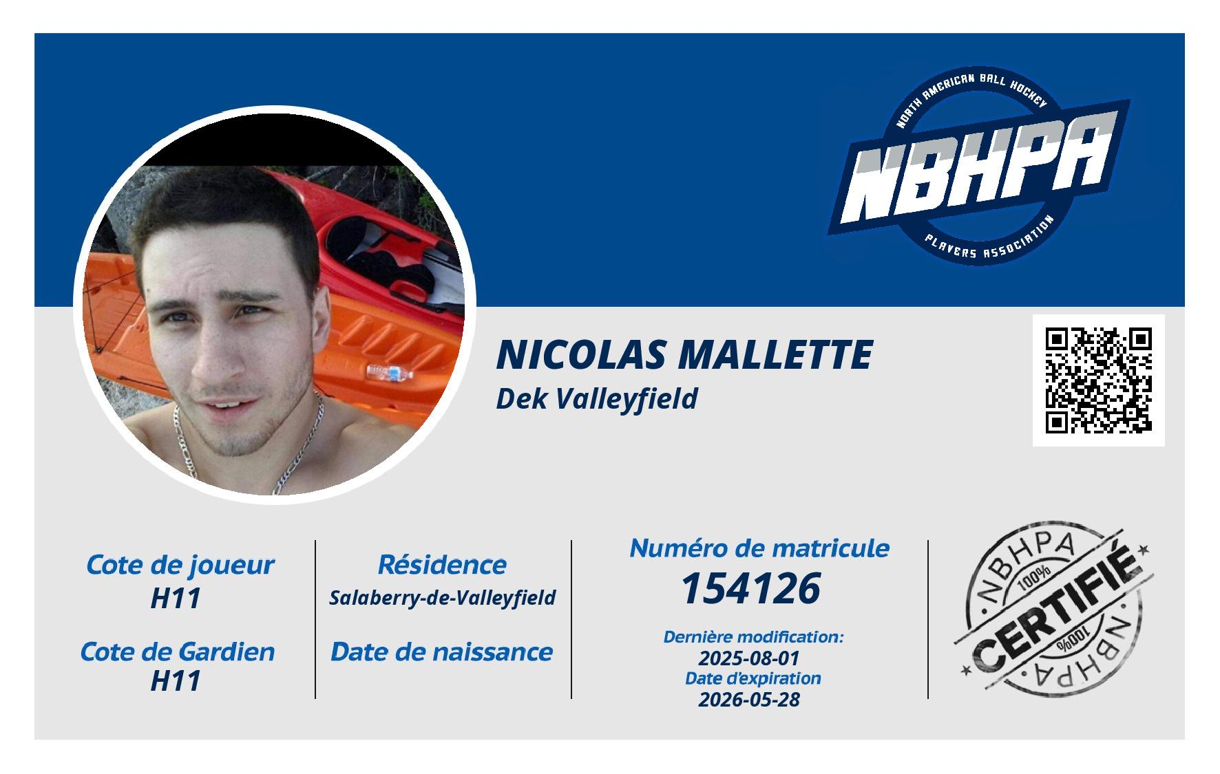 Nicolas Mallette