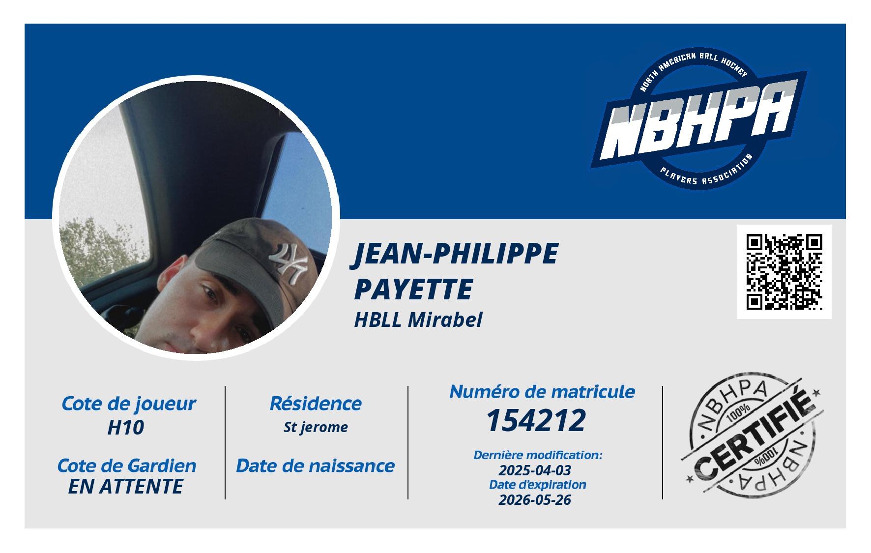 Jean-Philippe  Payette