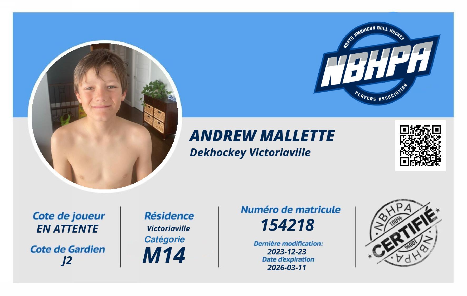 Andrew Mallette