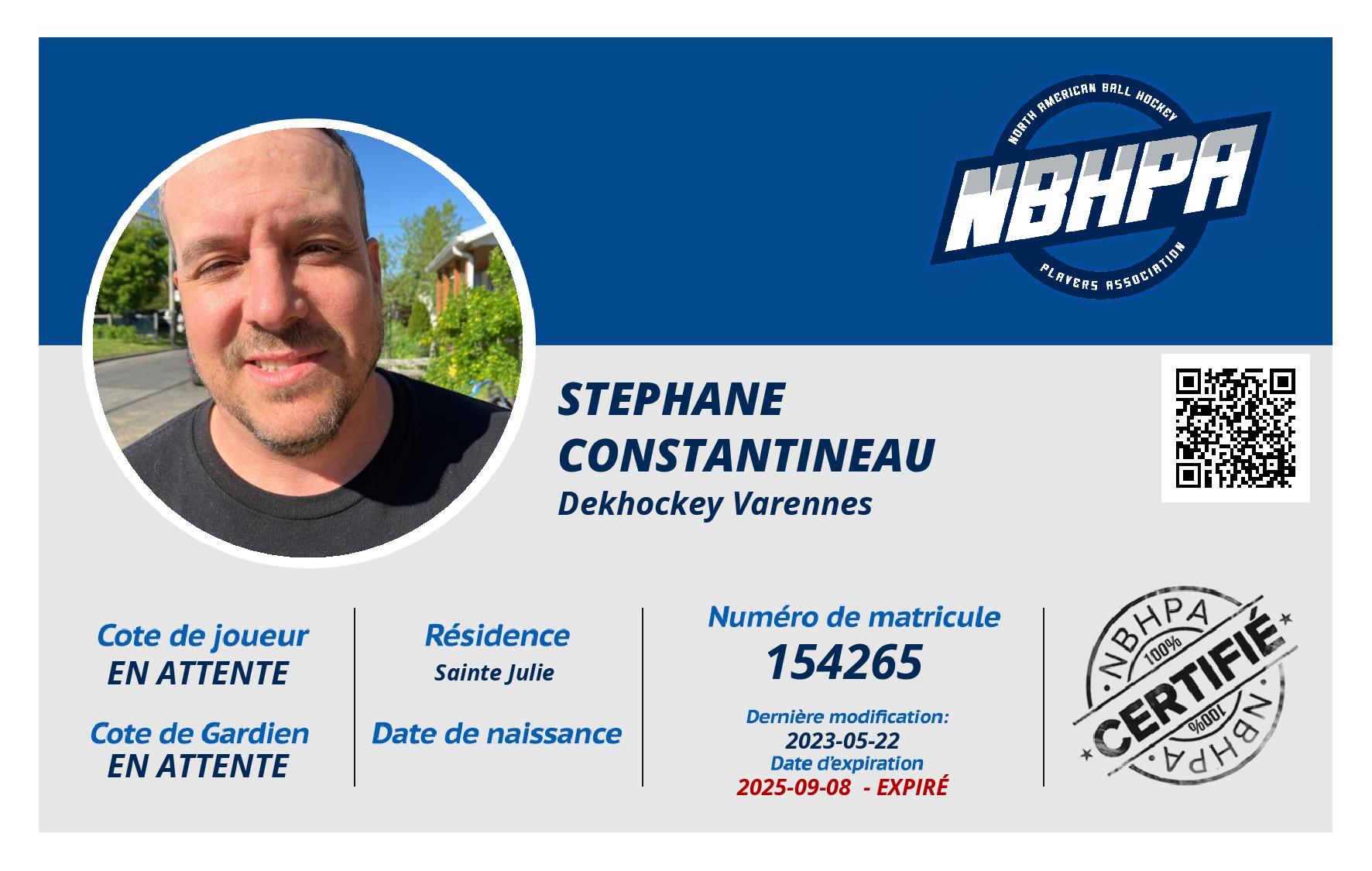 Stephane Constantineau 