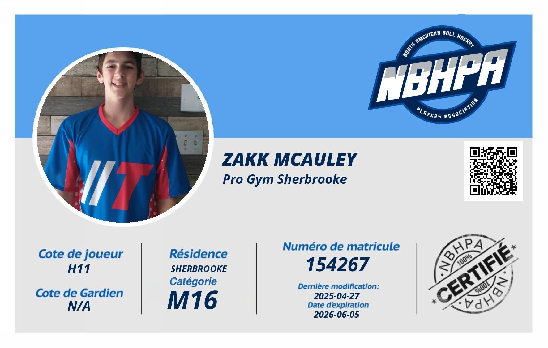 Zakk Mcauley