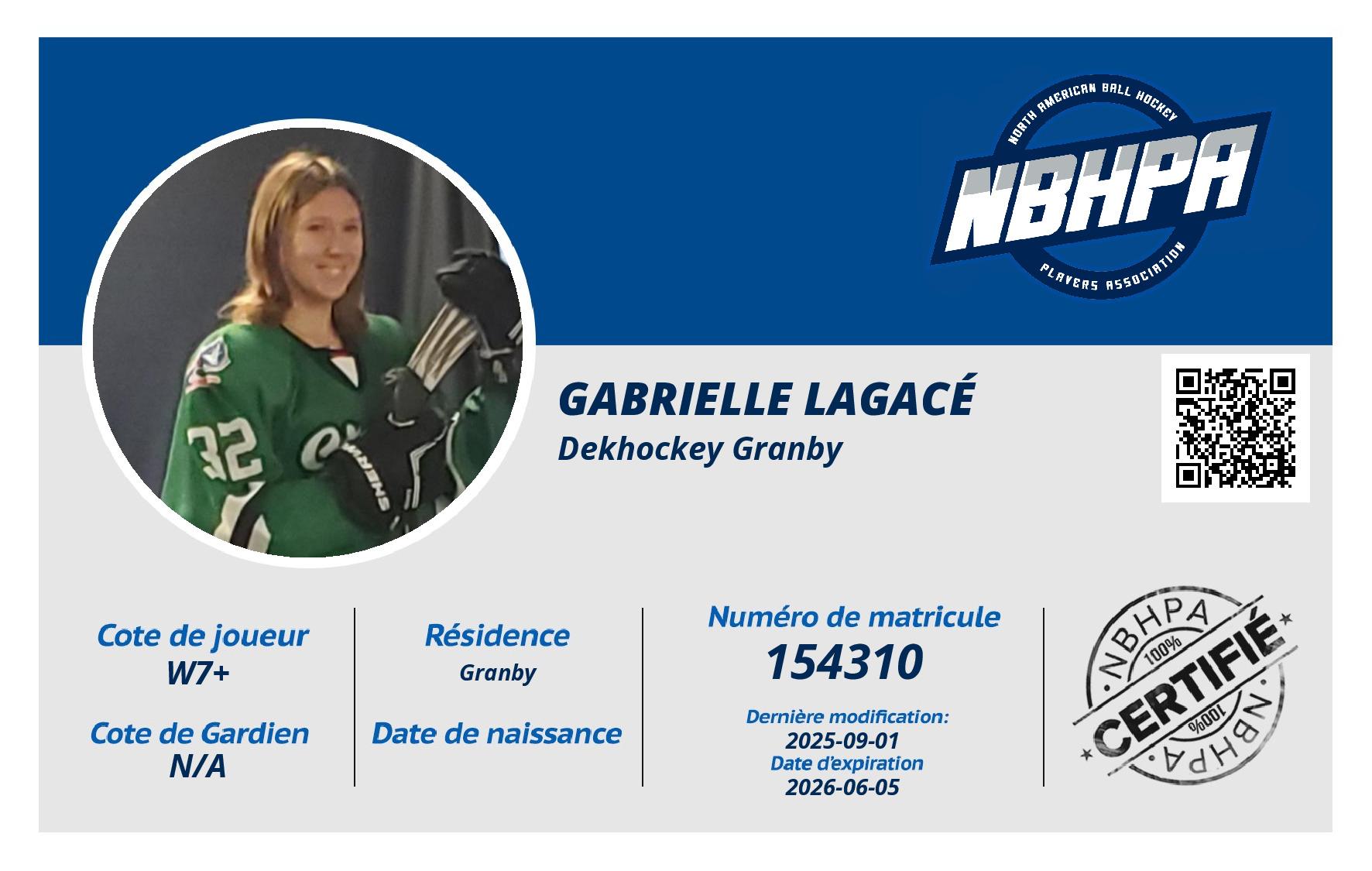 Gabrielle Lagacé