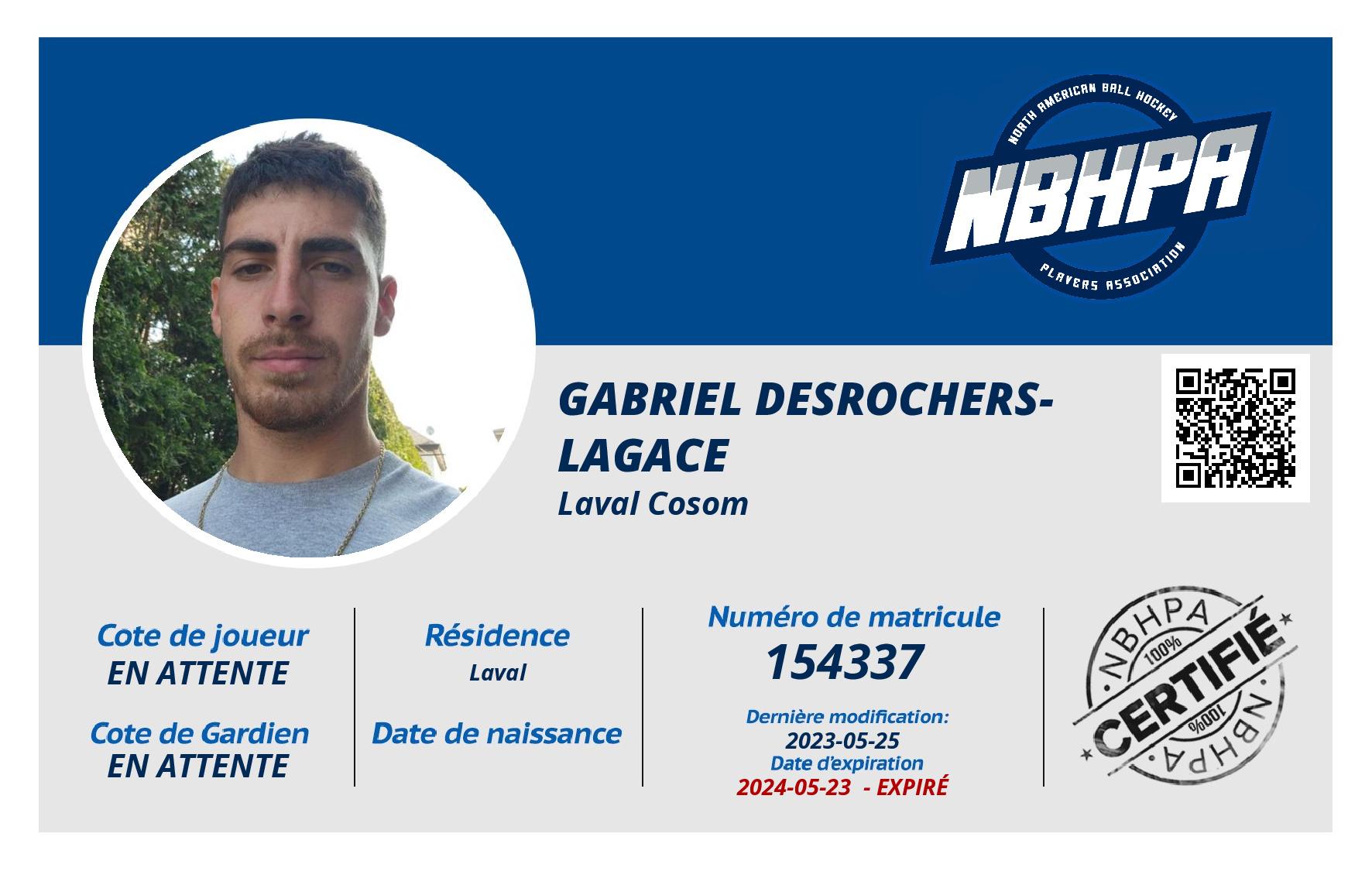 Gabriel Desrochers-Lagace