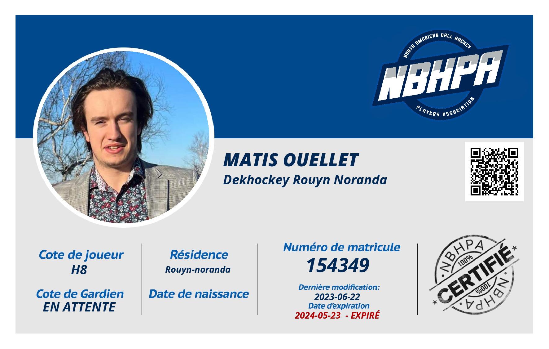 Matis Ouellet