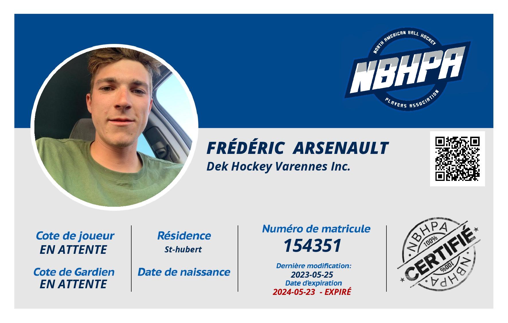 Frédéric  Arsenault 