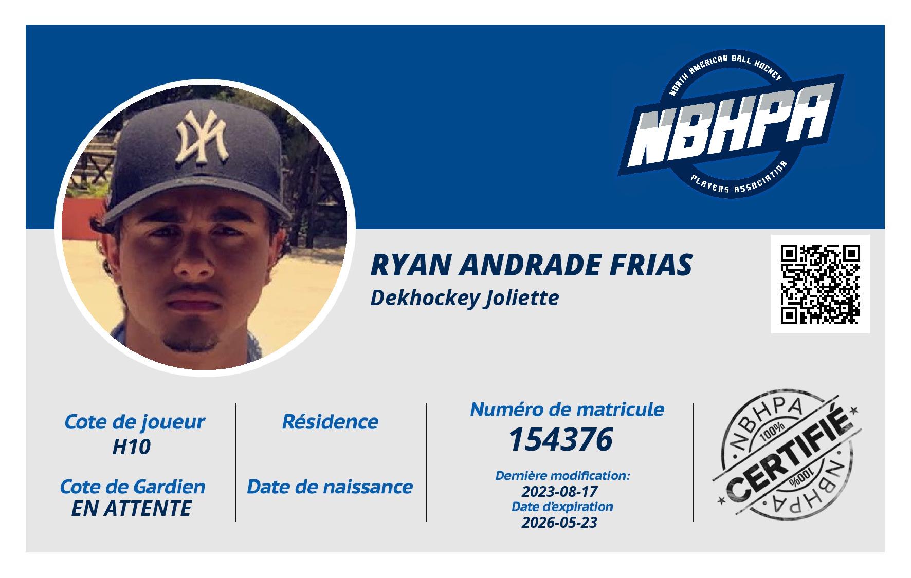 Ryan Andrade frias