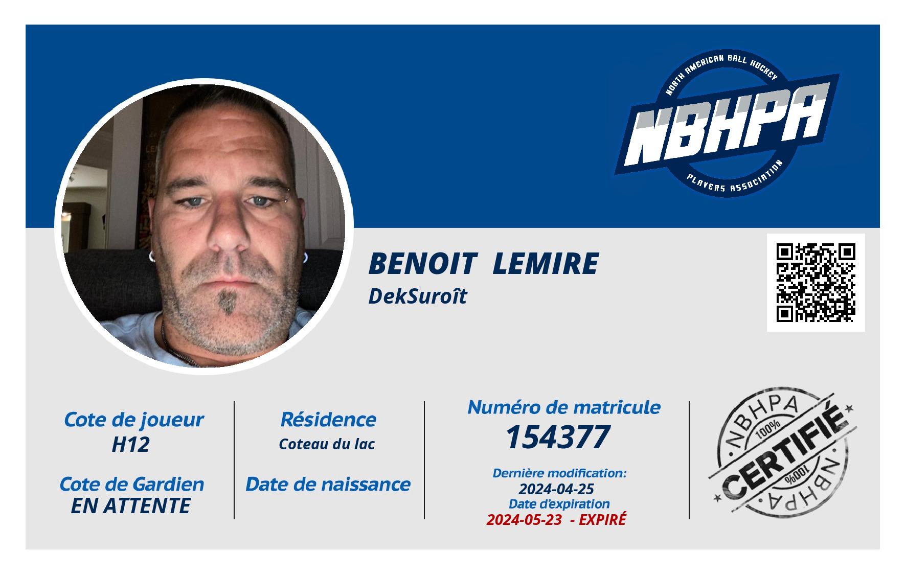 Benoit  Lemire