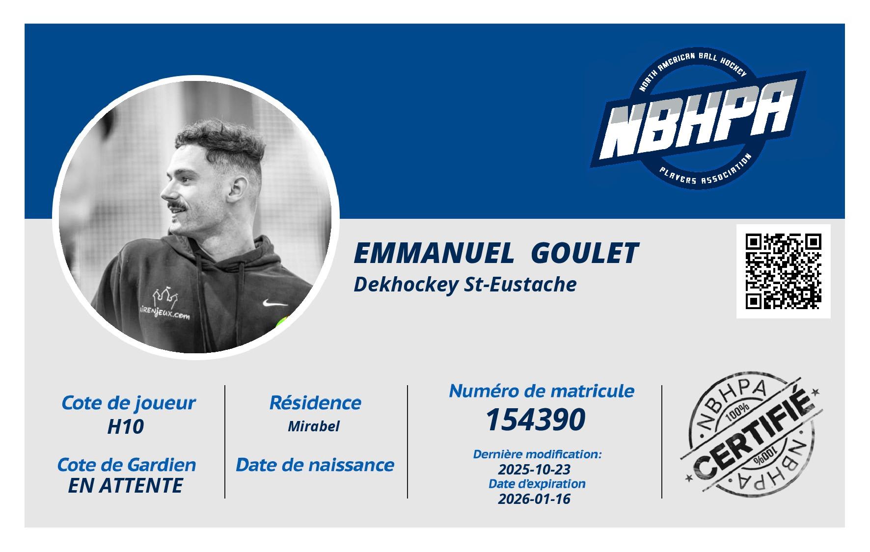 Emmanuel  Goulet