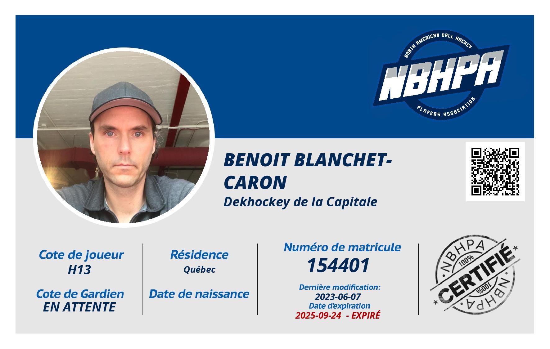 Benoit Blanchet-Caron