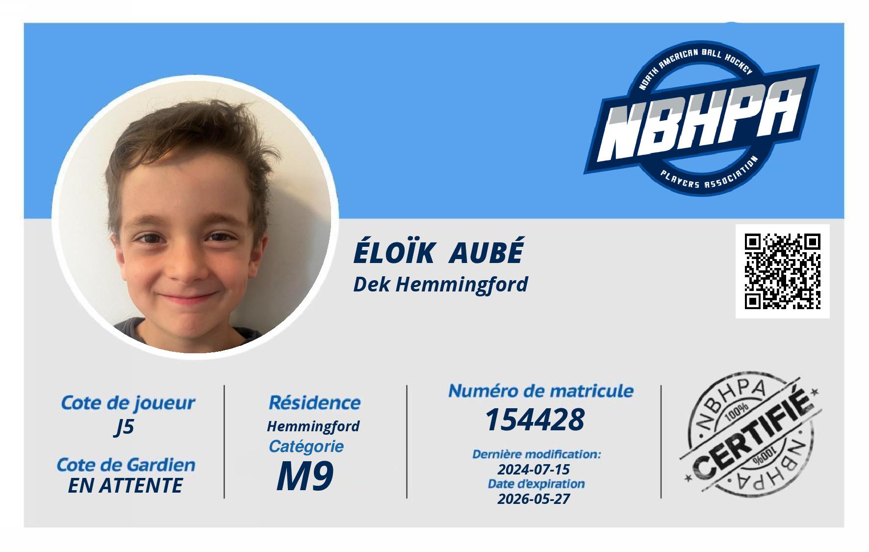 Éloïk  Aubé 