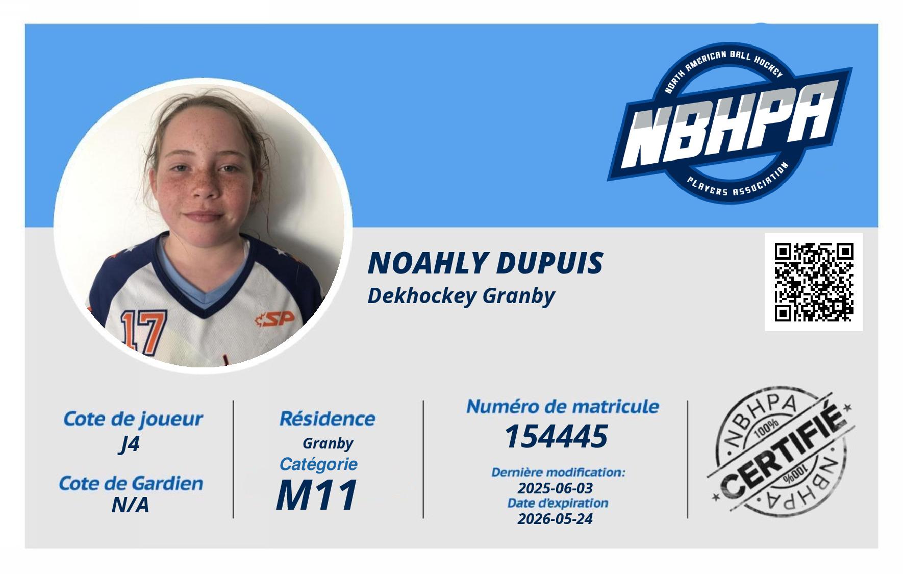 Noahly Dupuis