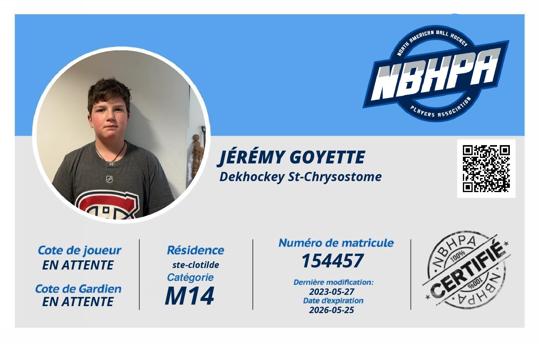 Jérémy Goyette