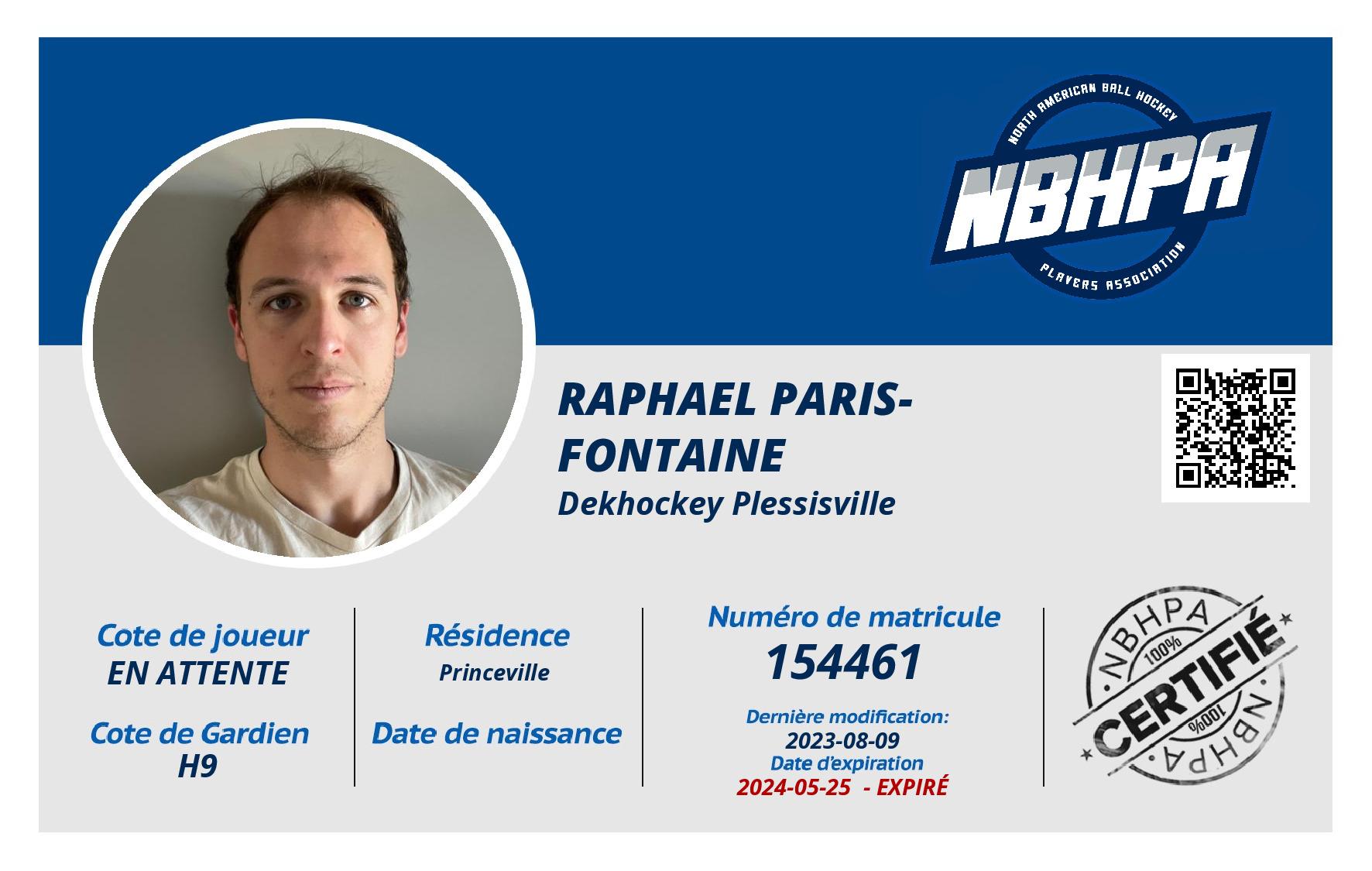 Raphael Paris-Fontaine