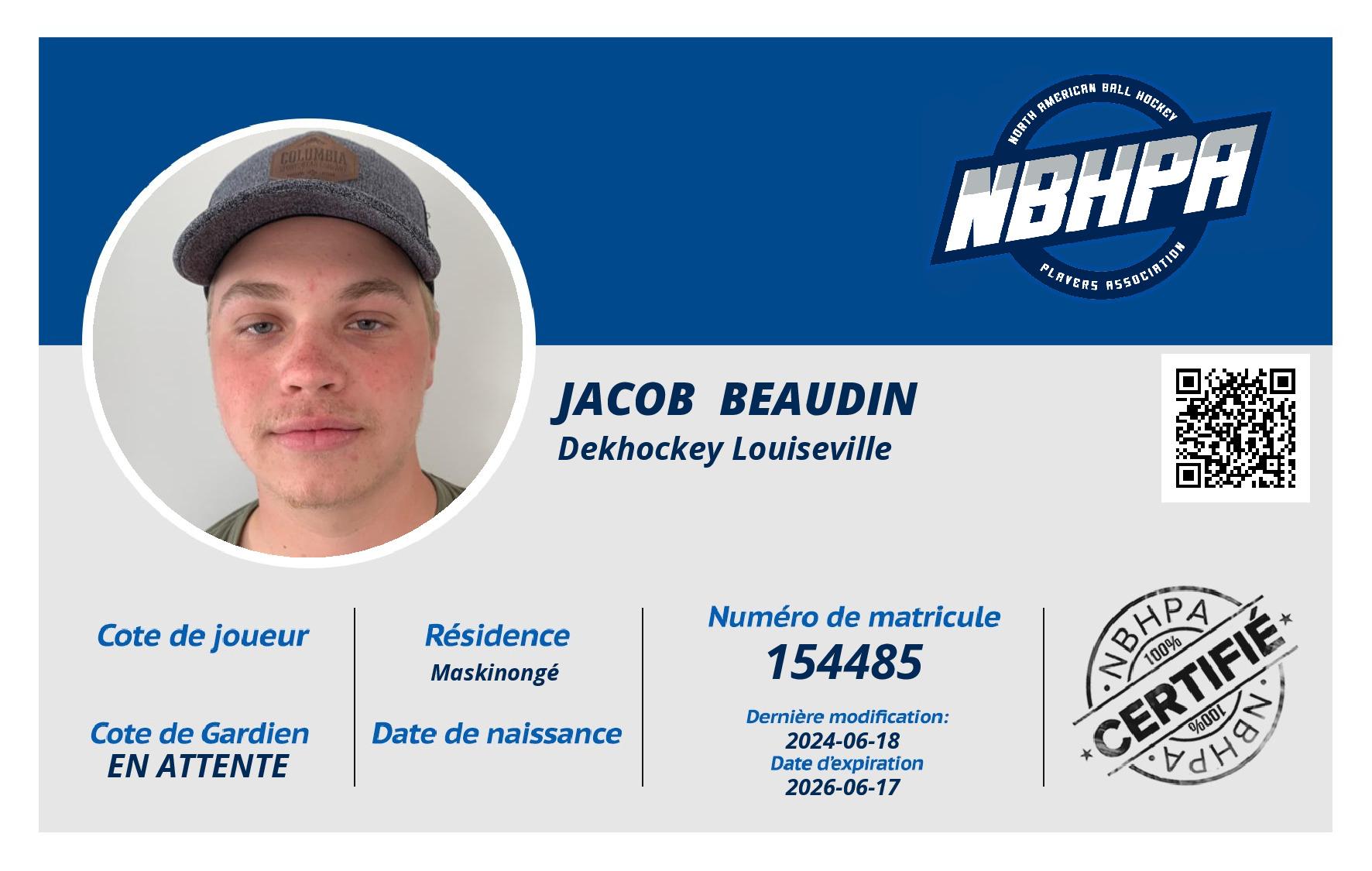 Jacob  Beaudin
