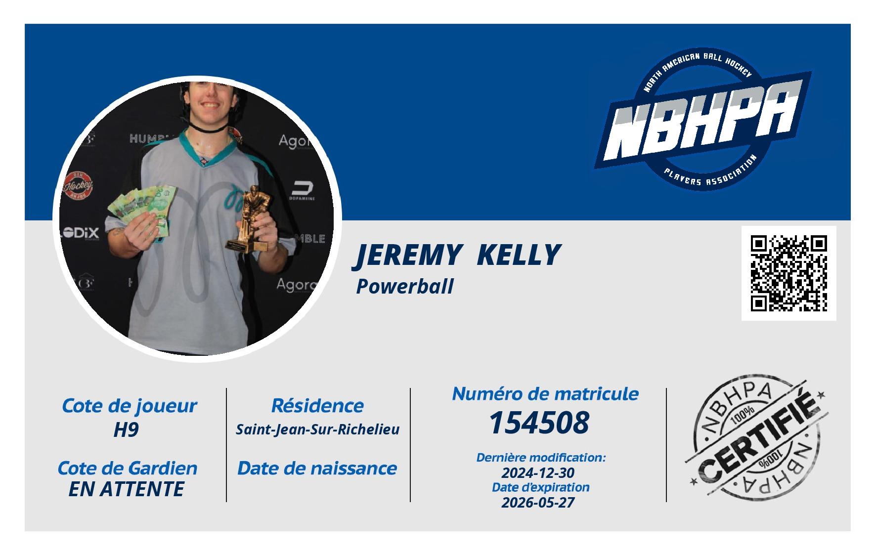 Jeremy  Kelly 