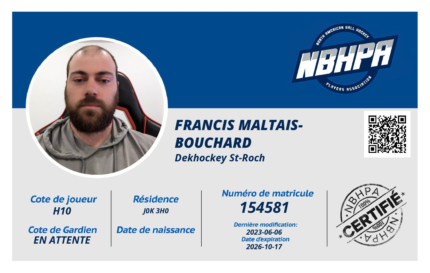 Francis Maltais-Bouchard