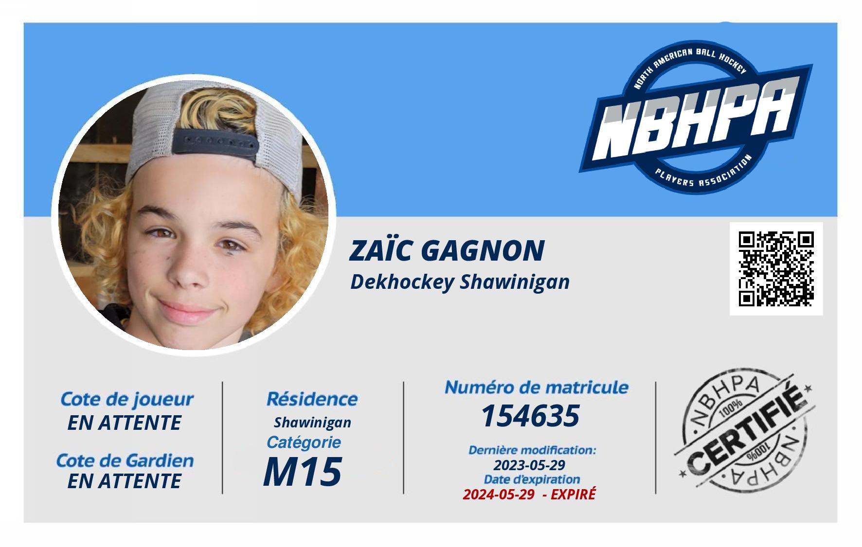 Zaïc Gagnon