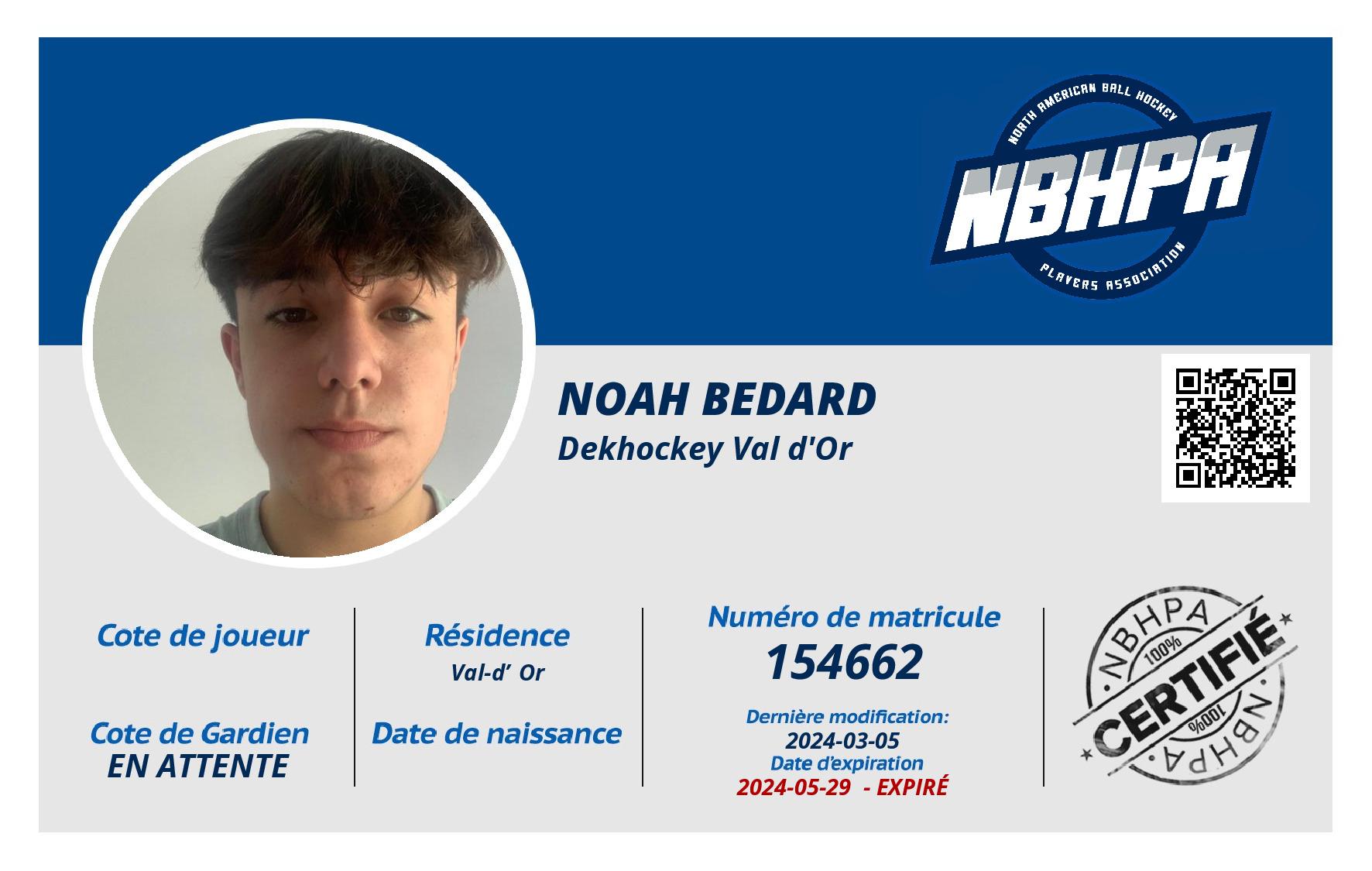 Noah Bedard