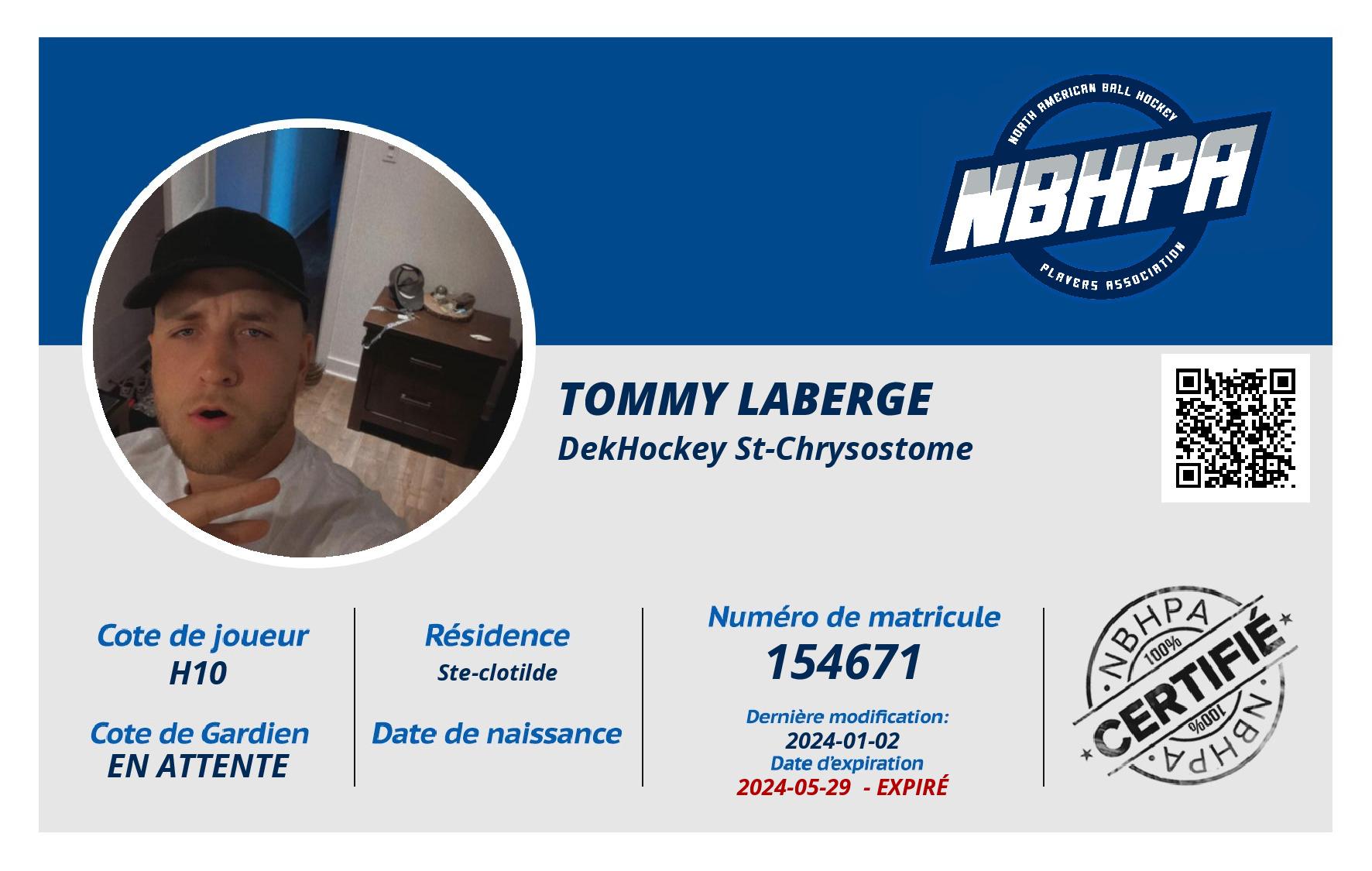 Tommy Laberge