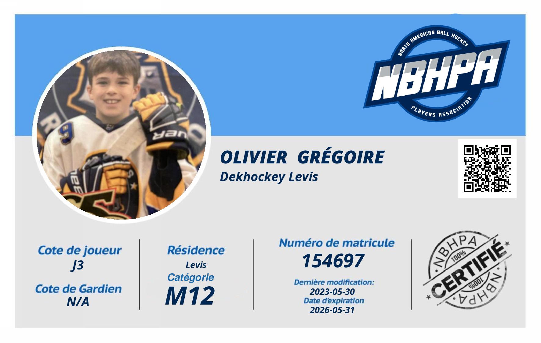 Olivier  Grégoire 