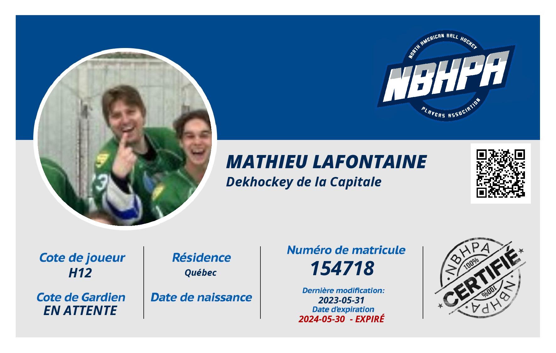 Mathieu Lafontaine