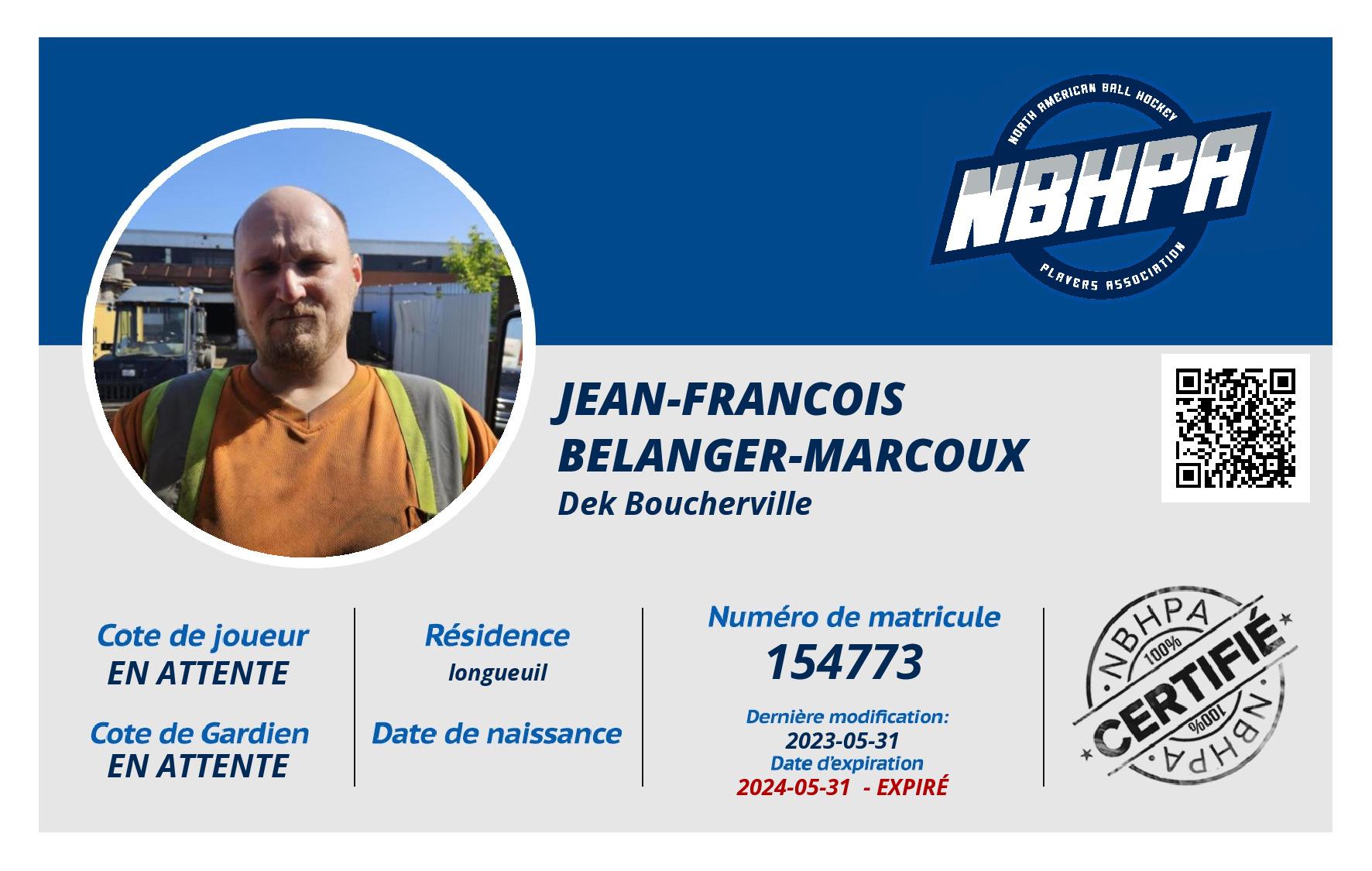 jean-francois belanger-marcoux