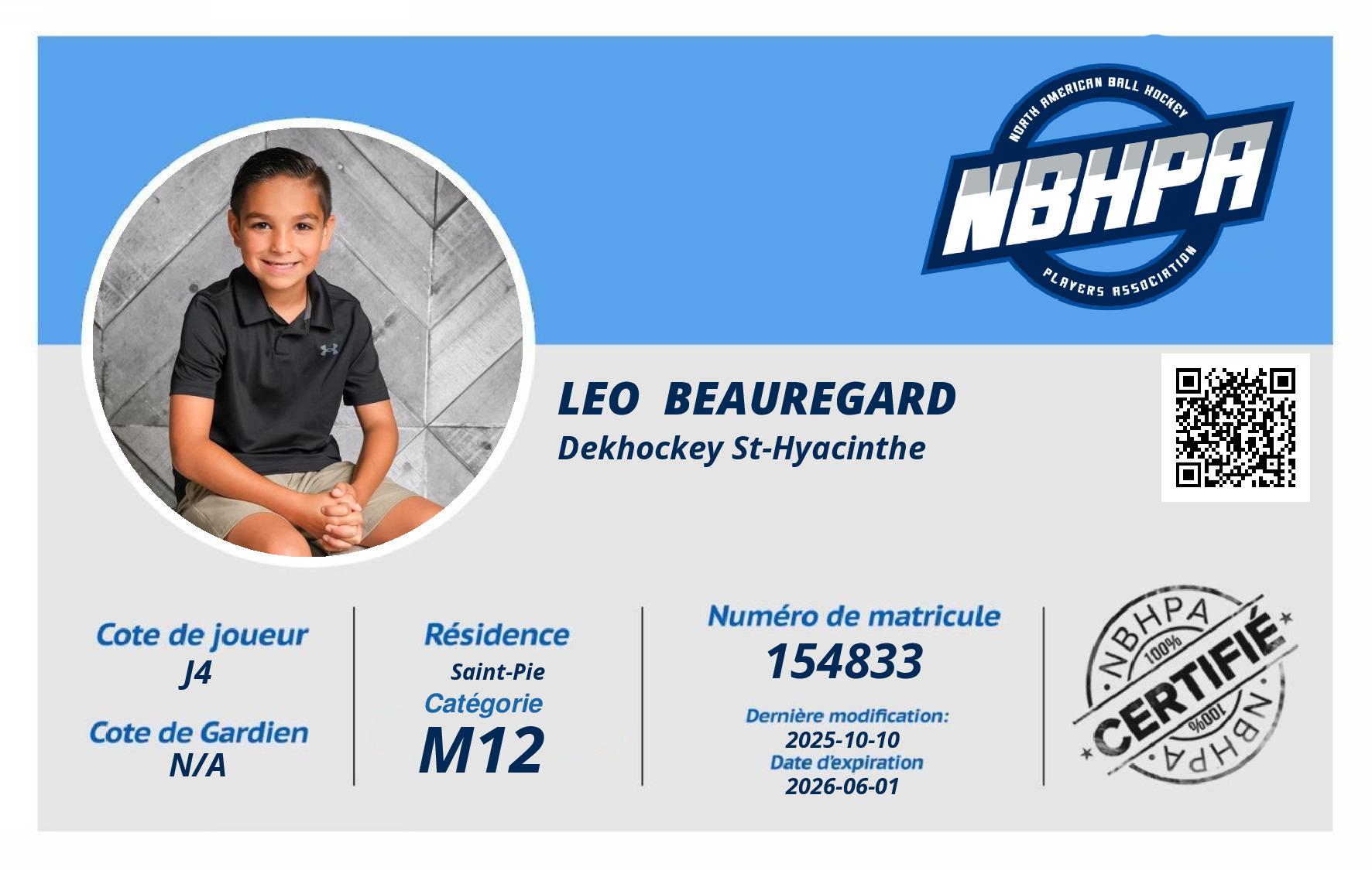 Leo  Beauregard