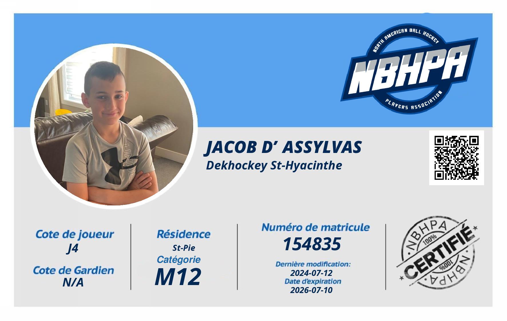 Jacob D’Assylvas