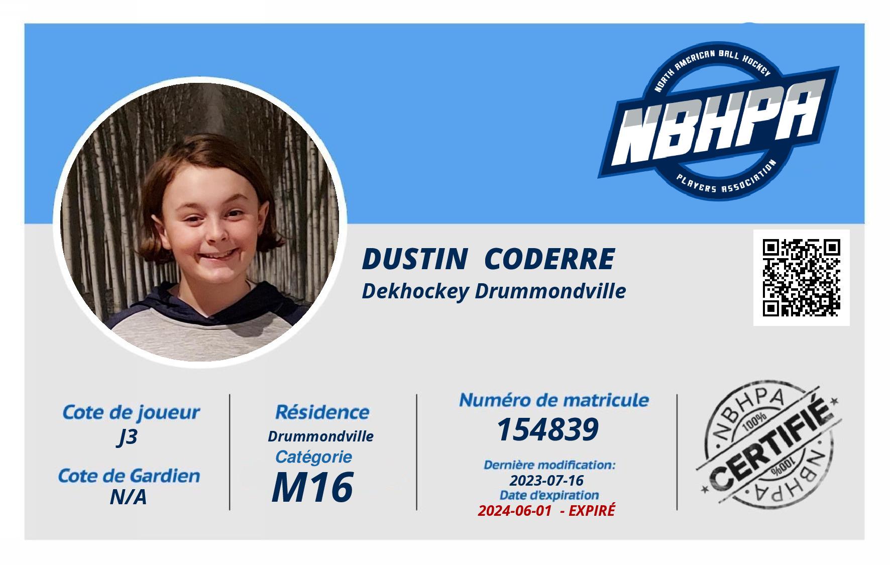 Dustin  Coderre
