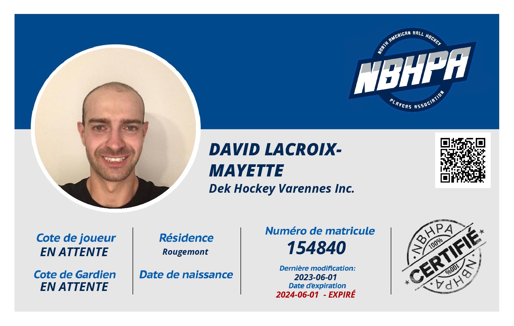 David Lacroix-Mayette