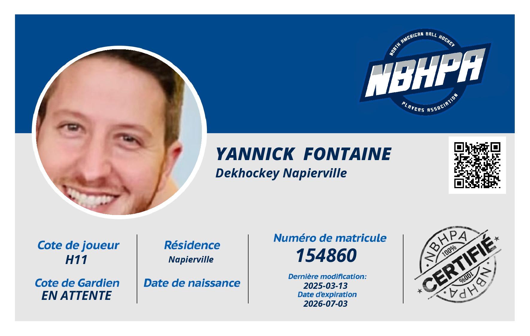 Yannick  Fontaine 