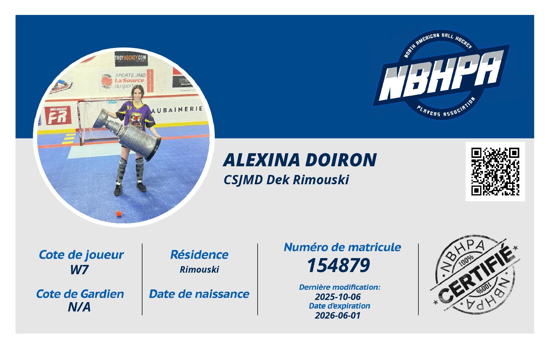 Alexina Doiron