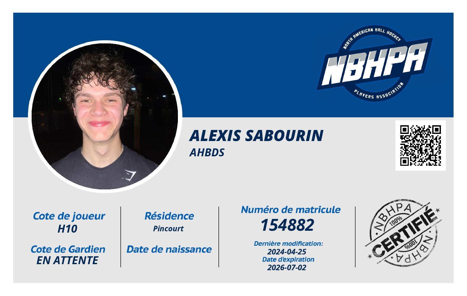 Alexis Sabourin