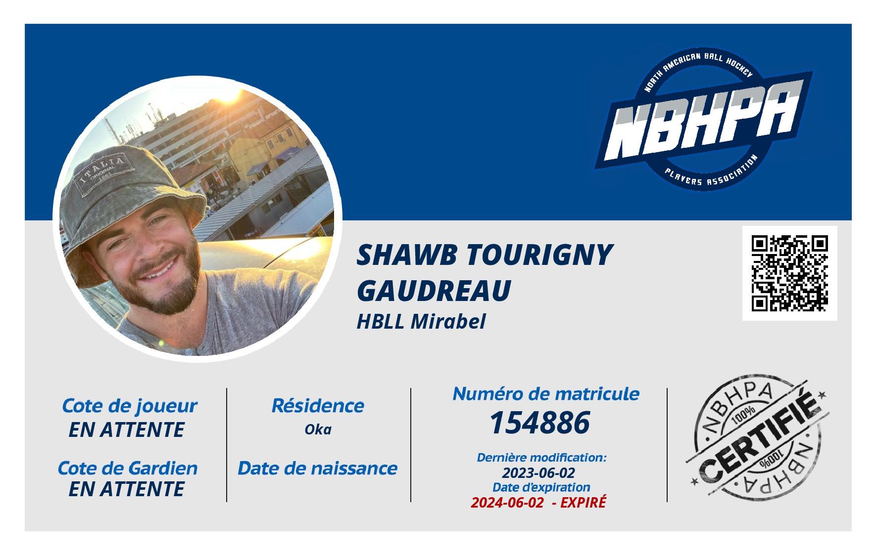 Shawb Tourigny gaudreau