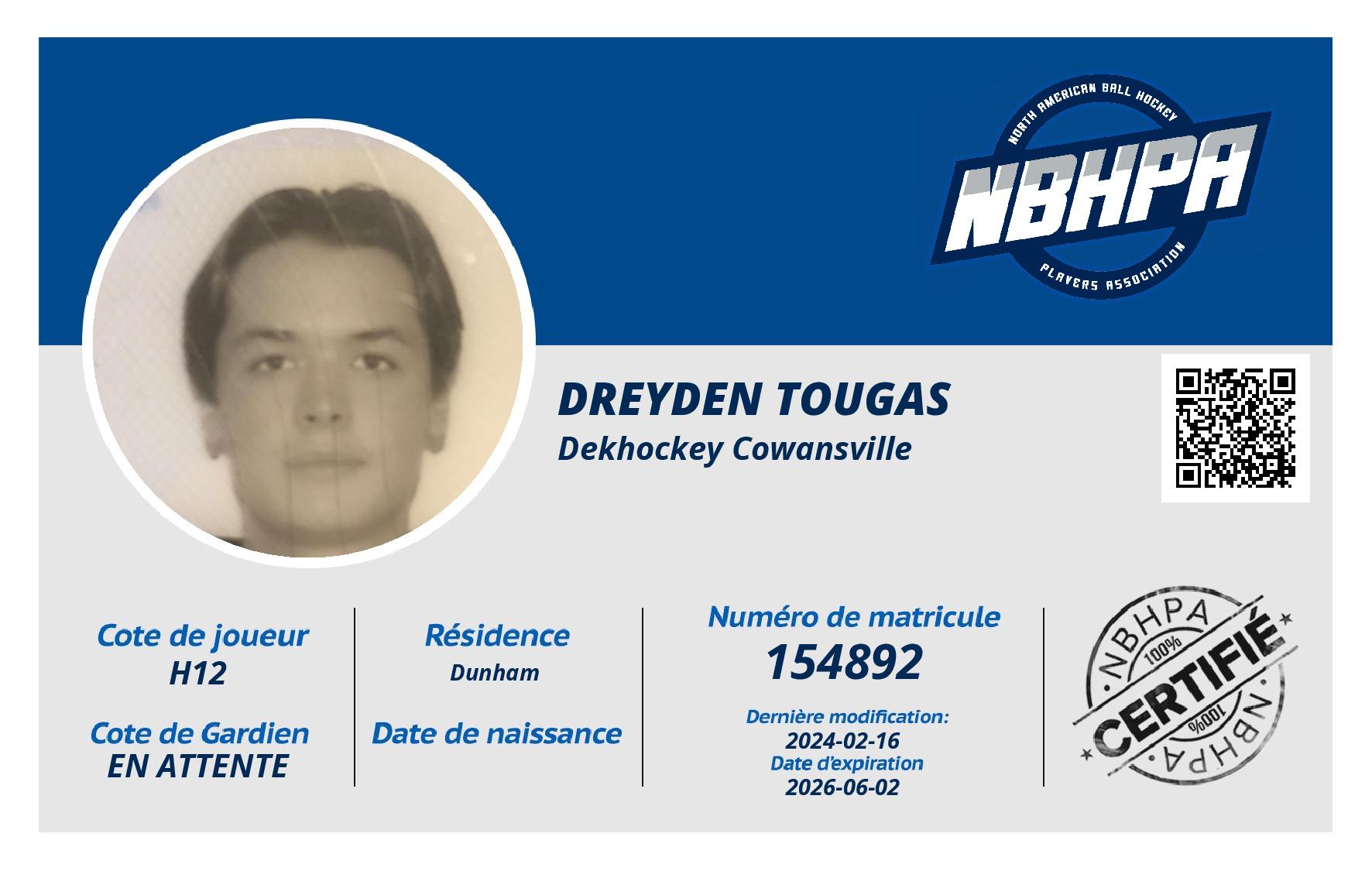 Dreyden Tougas