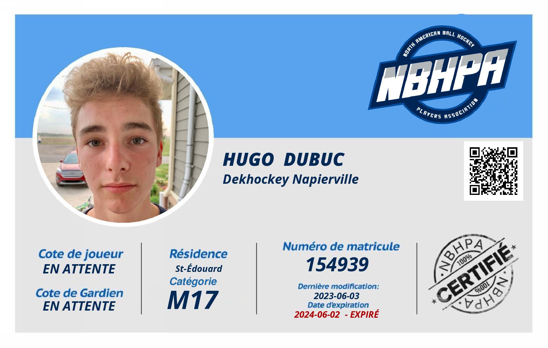 Hugo  Dubuc