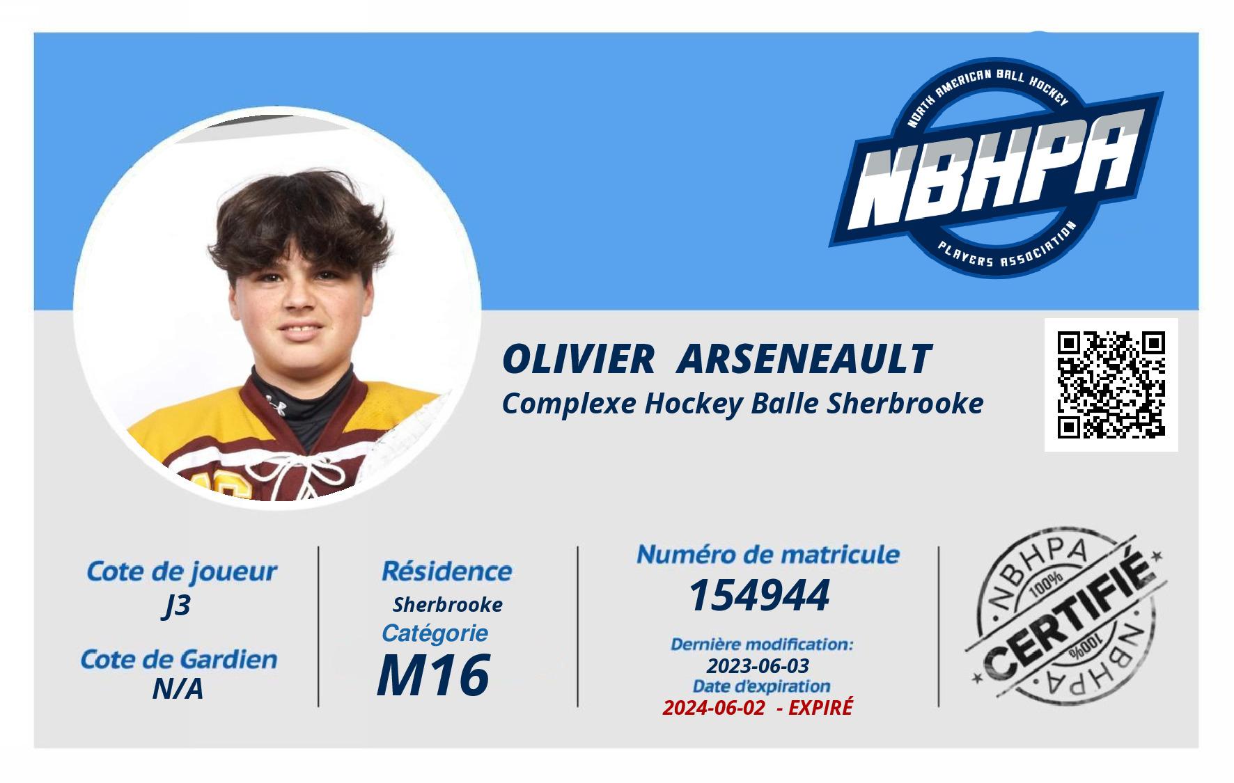 Olivier  Arseneault